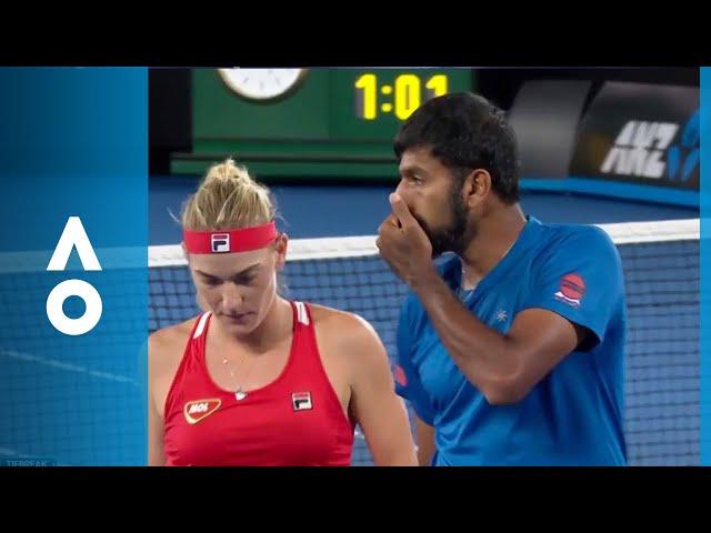 Mixed Doubles Final: Super Tiebreak between Babos/Bopanna v Dabrowski/Pavic | Australian Open 2018