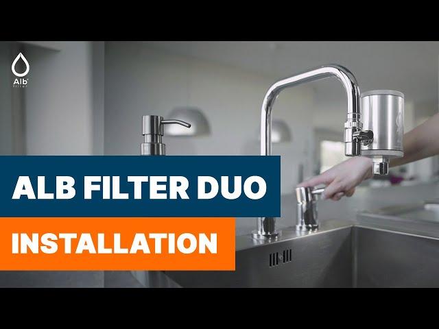 Alb Filter | Duo Installation des Trinkwasserfilter Wasserhahnfilter