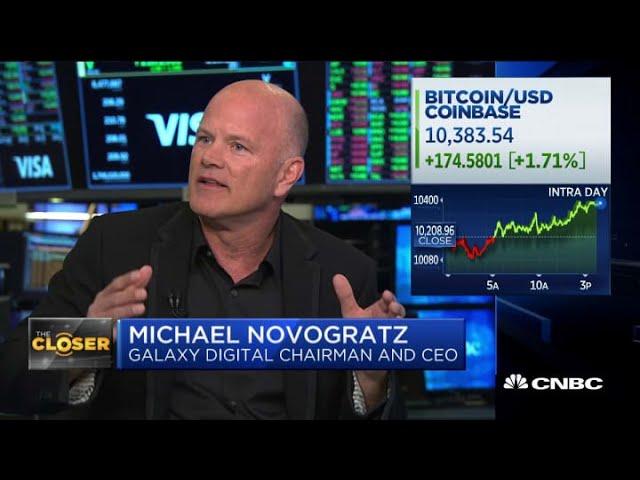 Watch CNBC's full interview with Michael Novogratz, CEO of Galaxy Digital