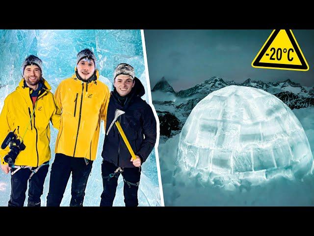 Wir bauen ein XXL IGLU | 9 Tage bei -20°C