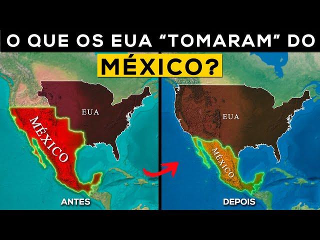 Como os EUA TOMARAM a CALIFÓRNIA e o TEXAS do MÉXICO?