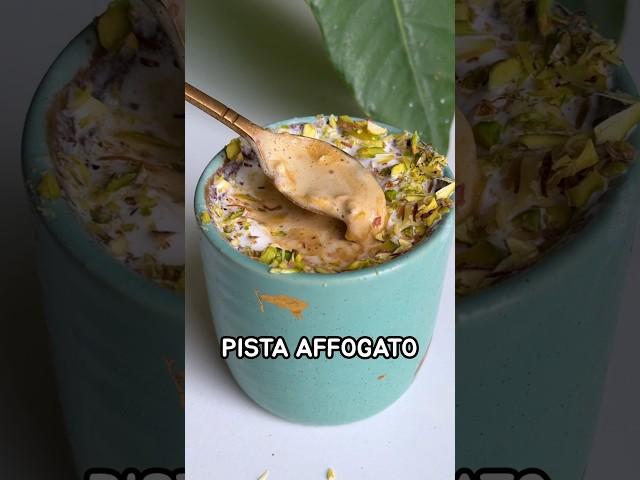 Pistachio Affogato (Pista Ice Cream & Coffee) #shorts