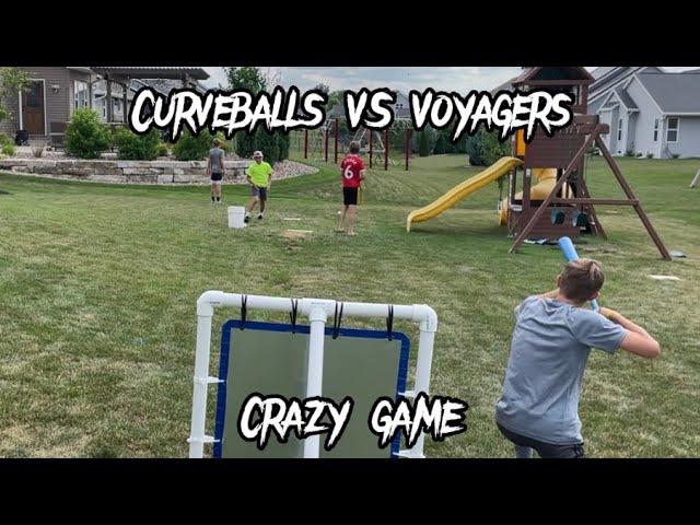 Curveballs VS Voyagers crazy game!! (Game 4)