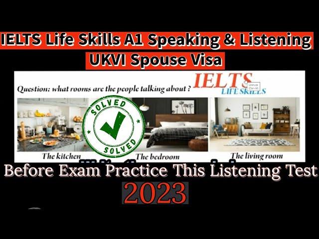 If you can answer these Questions|| You can pass IELTS Life Skills A1 speaking and Listening Test