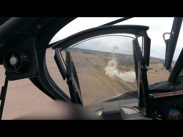  Ukrainie War - Russian KA-52 Emergency Landing During Combat Sortie At Hostomel Airport •  POV