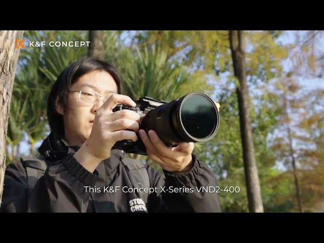 Variable ND Filter ND2-ND400 (1-9 stops) Lens Filter Explanation Video