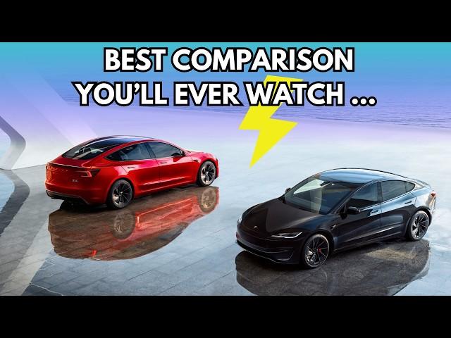 New Tesla Model 3 LR RWD vs 2025 Tesla Model 3s