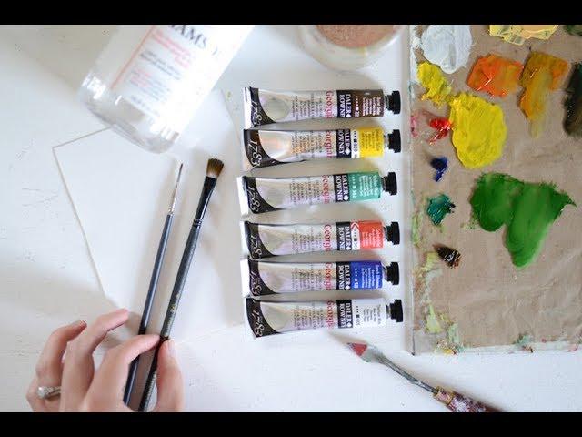 Oil Painting Supplies for Beginners (under $50)