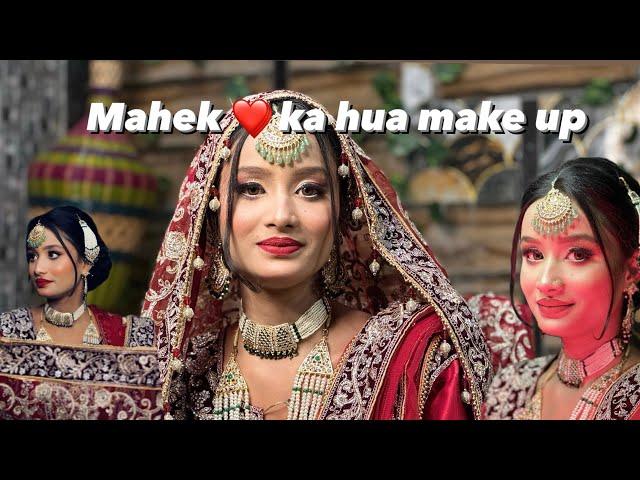 MAHEK KA HUA MAKEUP￼ ️.  #trending #trend #viral #explore #explorepage