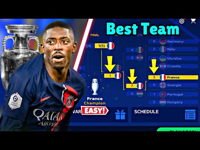 I Played With The BEST TEAM in UEFA EURO 2024 in EA FC Mobile 24