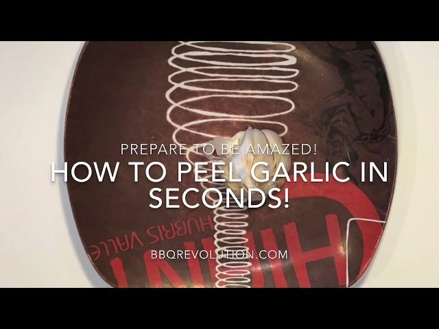 How to easily peel garlic!