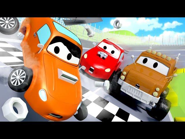 The Race Accident - Tom the Tow Truck in Car City   l Cartoons for Children