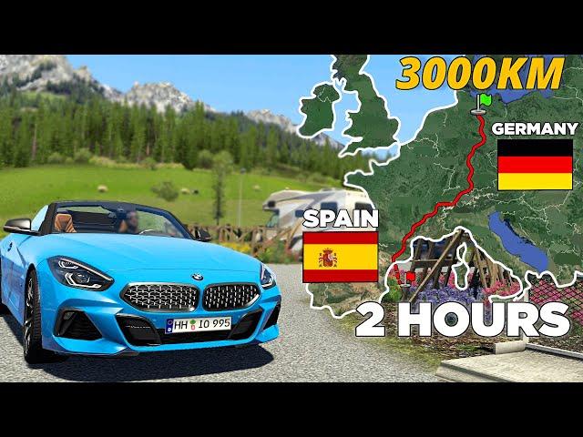 ETS2 Longest Road Trip (Hamburg to Ibiza) Germany to Spain | Euro Truck Simulator 2