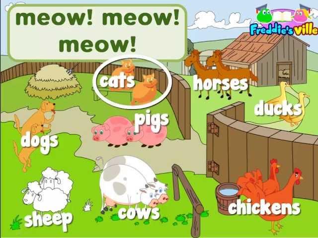 Farm Animals Song for Teaching English to children