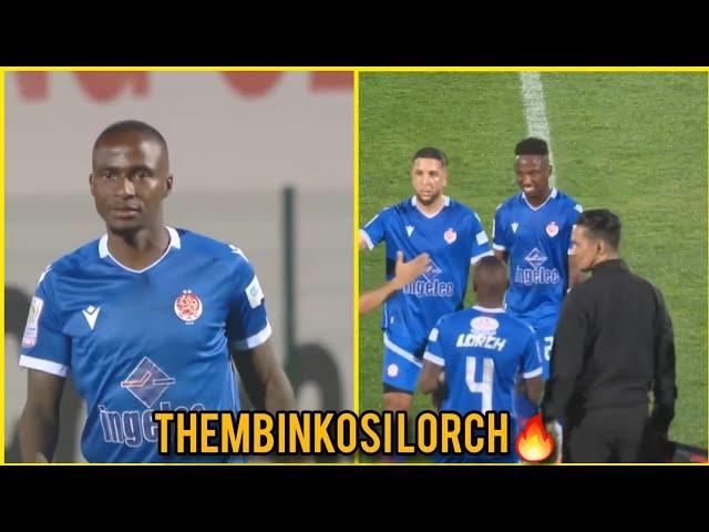 Thembinkosi Lorchplayed a few minutes for Wydad Athletic and almost scored️