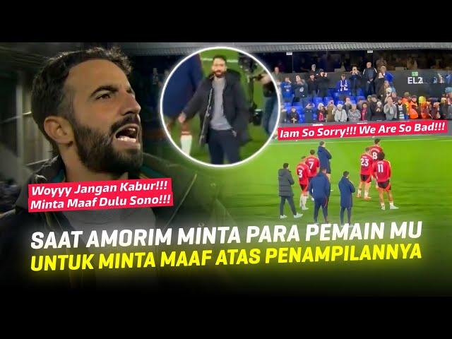 Langsung Disuruh Minta Maaf Fans!! Ruben Amorim Minta Pemain Bertanggung Jawab Atas Penampilan Buruk