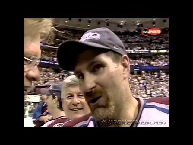 Joe Sakic Hands Ray Bourque The Stanley Cup 2001 ESPN