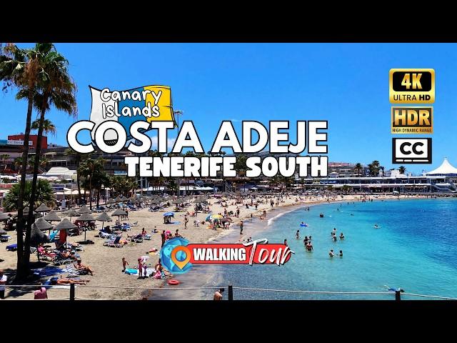 Tenerife South [Costa Adeje ] 4K HDR | Playas de Troya to Fanabe Beach