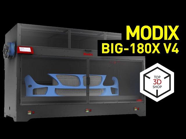 Modix BIG-180X V4 Overview: Professional Extra-Large 3D Printer