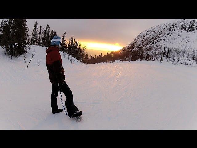 Snowskate in Sweden 3