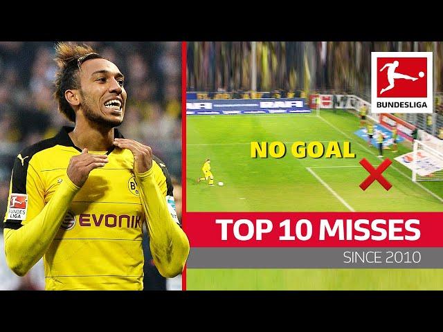 Top 10 Misses since 2010 | Aubameyang, James and More