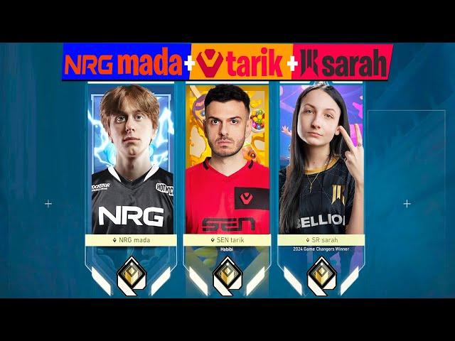 What If 3 Champs Join Forces in ranked | SEN Tarik + NRG Mada + SR Sarah