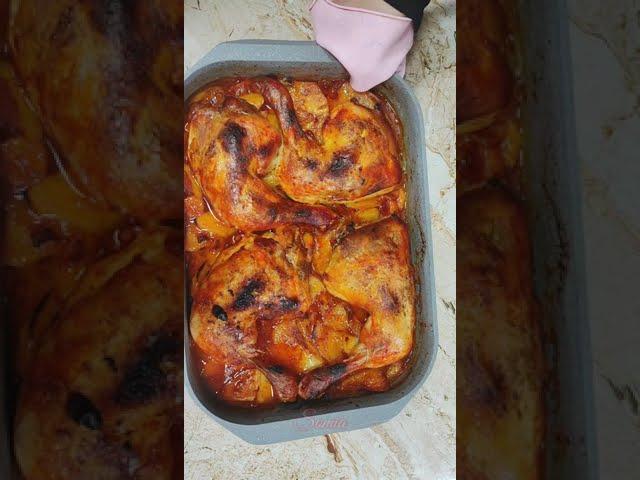صنيه بطاطس بالفراخ