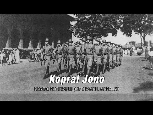 Hendri Rotinsulu - Kopral Jono (Lyric Video)