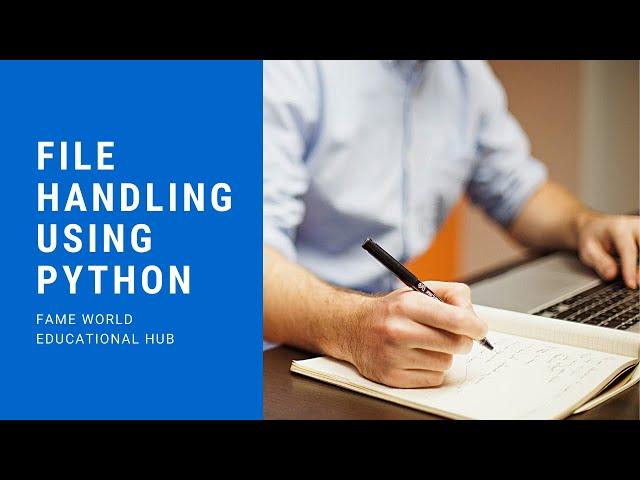 File Handling In Python - Lecture 11 - Working With Binary Files - dump() &load()