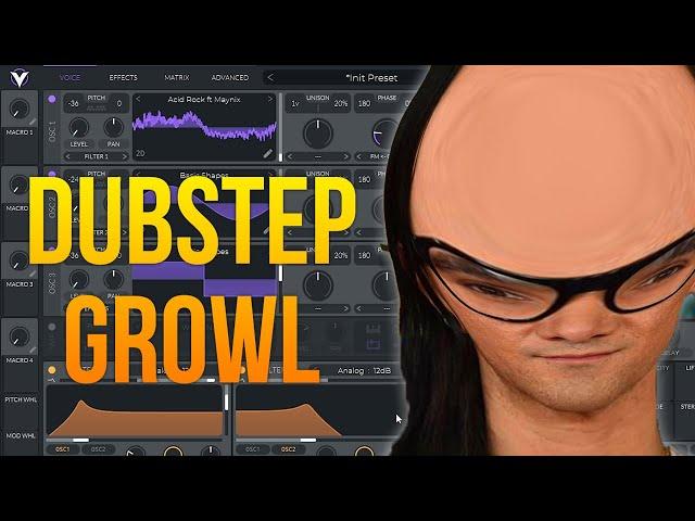 How To Make Crazy Dubstep Growl Bass in Vital