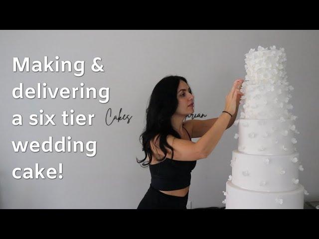 Making and delivering a 6 tier wedding cake!