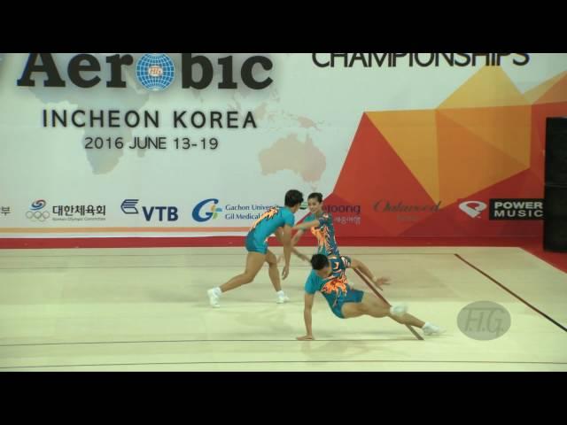 Vietnam  (VIE) - 2016 Aerobic Worlds, Incheon (KOR) - Qualifications Trio