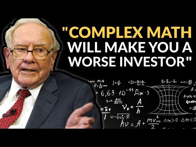 Warren Buffett: Why Formulas Never Work In Investing