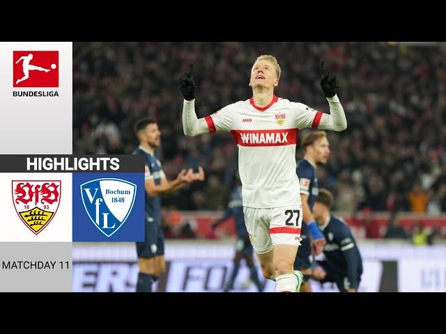 VfB Stuttgart - VfLBochum | 2:0 | Zusammenfassung | Bundesliga 2024-25