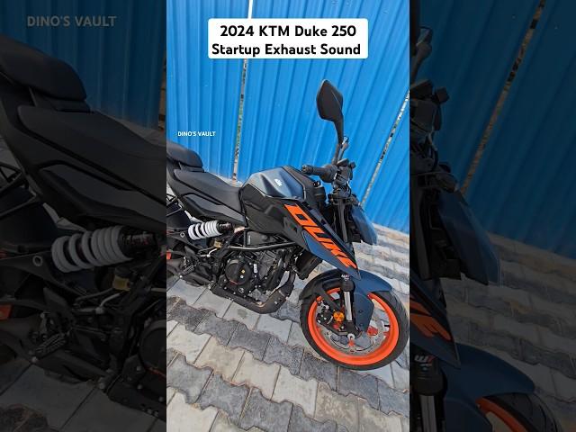 2024 KTM Duke 250 New Blue Color Exhaust Sound #shorts #shortvideo