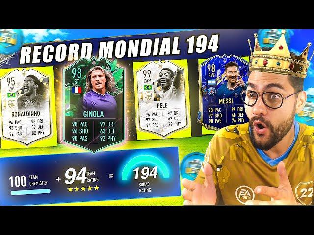 AM REUSIT IMPOSIBILUL SI AM CONSTRUIT PRIMUL DRAFT DE 194 DIN ROMANIA!!! RECORD MONDIAL IN FIFA 22