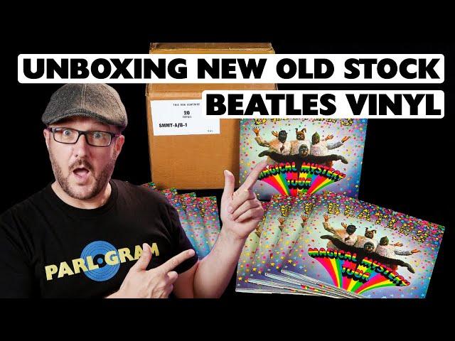 Unboxing 1967 NEW-OLD-STOCK Beatles VINYL - From Original Factory Box!