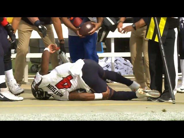 TJ Watt Big Hit on Deshaun Watson | NFL Week 3