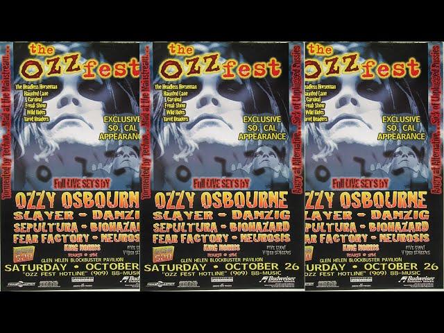 OZZFEST 1996 (Full Live RARE) [Coal Chamber, Slayer, Biohazard, Sepultura]