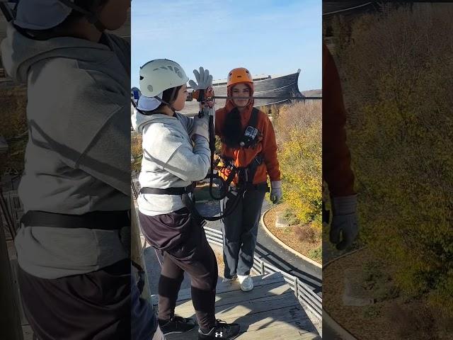 Zipline at @arkencounter second  attempt. #ark #zipline #secondtry