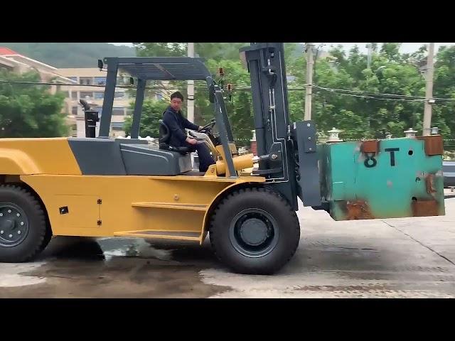 Diesel Forklift 16 Ton Loading 8 Ton