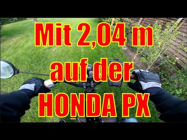 Honda PX Kultmofa an der Belastungsgrenze