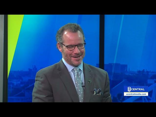 UCO President Todd Lamb Visits UCentral News