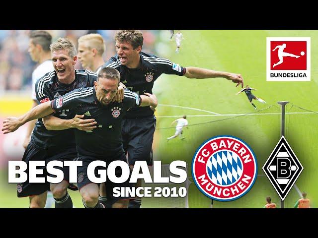 Top 10 Best Goals • FC Bayern München vs. Borussia Mönchengladbach