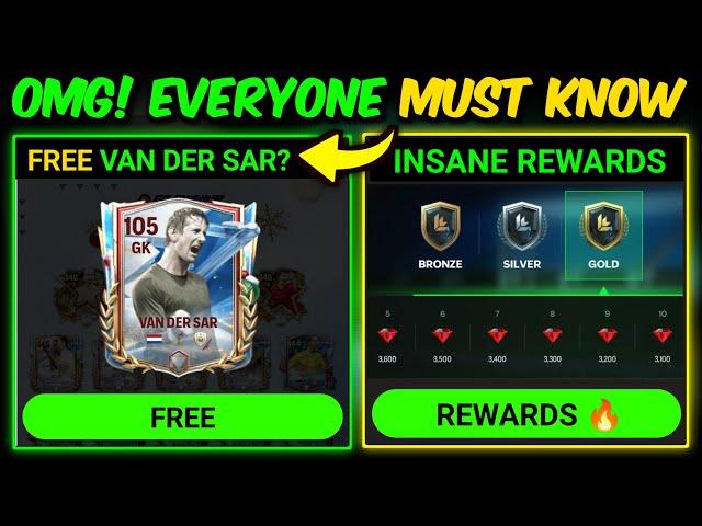 OMG! FREE 105 VAN DER SAR COMING? NEW UPDATE REWARDS | Mr. Believer