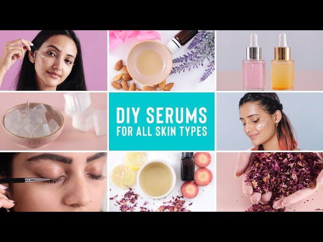 Homemade Serums That Suit Every Skin Type | Glamrs Skincare Guide | Episode 03