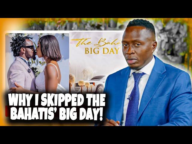 ‘NI VIZURI SIKUKUJA’ OGA  OBINNA FINALLY SPEAKS AFTER FAILING TO ATTEND THE BAHATI’S BIG DAY