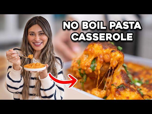 Only 4g CARBS! Chicken Pasta Casserole! 40g Protein Perfect for Meal Prep