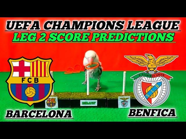 BARCELONA VS BENFICA || LEG 2 UEFA CHAMPION LEAGUE || SCORE PREDICTION