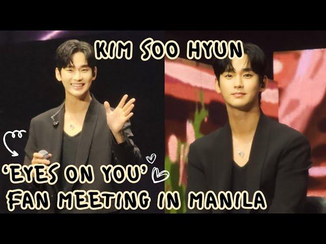 Kim Soo Hyun Eyes On You Fan Meeting in Manila 2024